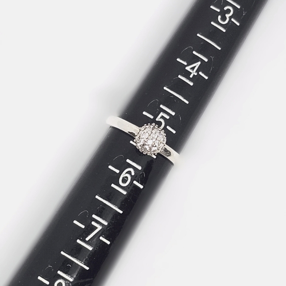 Silpada Stacking Rings Set of 2, Amethyst and Cubic Zirconia - Picture 5 of 5